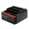 Myszy USB3.0 do SATA Ide zewnętrzne 2,5 "/3.5" HDD Hard Decking Dock Stacing Czytnik kart