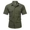 Sommer -Herren -Hemd Kurzarm männliches Hemd übergroße schnelle trocknende lässige Hemd Männer Kleidung Cam Angel Hemden 71nu#