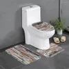 Bath Mats Toilet Mat Fashion Set Anti-Slip Shower Durable Floor Pad For Home Bathroom Decoration