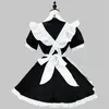 Klassische Maid Anime Cosplay Kostüm Schwarz Weiß Plus Größe Apr Maid Katze Mädchen Kawaii Japanische Outfits Party Princ Lolita Dr C8SG #