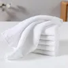 Towel 1Pc 30x30cm Square White Soft Terry Cotton Absorbent Home Kitchen Multifunctional Cleaning Hand