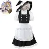 anime Game Touhou Project Kirisame Marisa Cosplay Costume Kirisame Magic Shop Wig Maid Attire Woman Sexy Kawaii Halen Suit v9zm#