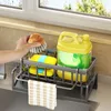 Scolapiatti da cucina per tasti Organizzatore multifunzionale Scaffale da bagno Scaffale da bagno Cose utili Accessori Utensili per la casa