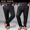 Mannen Dikke Grote Formele Broek Plus Size Seluar Slack Lelaki Elastische Mannen Busin Casual Lg Broek Flexibele Broek N2FT #