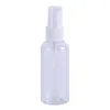 Opslagflessen 10/50/100/150/200/250/300/500 ml TRANSPARTENTE REVILLIBLE CONTILABLE DUIDE PLAST -PLASTIC PLASTIC PERFUME ATOMIZER KLEINE SPRAYER Bottle