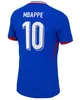 S-4XL 2024 Euro Cup Maglia francese MBAPPE maglie da calcio DEMBELE COMAN SALIBA KANTE Maillot de foot equipe Maillots GRIEZMANN kit per bambini Maglia da calcio da uomo e retrò 1998