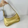 Borse da donna della moda da donna, borse per spalla stampate in pelle di lusso in pelle tessuta a mano, manico annodato a tratto hobo con borsetta casual borsetta