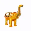 Skulpturer Qifu Lovely Elephant Craft Trinket Box för heminredning