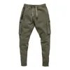 Jogger Homens Sweatpant Correndo Calças de Treinamento Homens Fitn Sportswear Masculino Ginásio Cargo Calças Treino Skinny Pant V8sC #