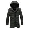 Favocent Goede Kwaliteit Mannen Jas Super Warme Dikke Heren Winter Parka Lg Jassen met Kap voor Vrije Tijd Mannen Parka plus Size 5XL 34CI #