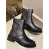 Channeaux CF Pure Shoes Designer Version Handmade Calfskin Leather Top Boots