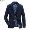 2024 masculino veludo busin blazer jaquetas primavera outono vintage cott terno jaquetas masculino casual sólido fino ajuste blazers para homem x8ah #