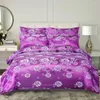 Set di biancheria da letto Yukasi raso jacquard a tre pezzi comodo coperchio matrimoniale copripiumino set di cuscino per la casa adatto