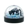 Miniatyrer kitan kapsel leksak kawaii katt kull snö värld