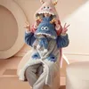 Ev Giyim Kalın Sıcak Flanel Pijama Setleri Kadınlar Erkekler Anime Cosplay Kostüm Karikatür Kigurumi Kış Uzun Kollu Kapüşonlu Grubu DUA