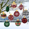 Party Decoration Christmas Hangings Outdoor Porch Tree Theme Holiday Decorations Round Ball Decoratio