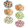 Ensembles de vaisselle 6 PCS Microwave Bowl Solder Anti-Slip Covers Bowls Plate Micro-Wave Four Huggers Safe