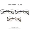 Small Cat Eye Glasses Frame Women Vintage Female Retro Luxury Eyewear Optical AntiBlue Light Gelgasses Frames for Womens 240322