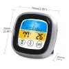 Meters Keukengereedschap Digitale Oventhermometer Keuken Voedsel Koken Vlees BBQ Sonde Thermometer Water Melk Temperatuur Koken