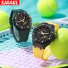 Smael Multi Functional Sports Para Wodoodporna podwójna ekspozycja Moda Student Electronic Watch 8088