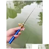 Spinning Rods Fishing Rod Reel Combo Set Mini Telescopic Pocket Pole 220326249e Drop Delivery Sports Outdoors Otnlj Otttsj