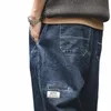 Maden Vintage Denim Wed Baggy Jeans para hombres Pantalones de carga rectos sueltos Diseñador de marca Pantalones casuales Pierna ancha Streetwear e4K9 #