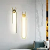 Vägglampa afra nordiska moderna ledande kreativa design gevir vintage sconce för hem vardagsrum sovrum sovrum dekor ljus