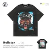 HELLSTAR MENS T-shirt Designer T-shirt imprimé de haute qualité Helstar Shorts Cotton Casual Tshirt imprimé Hip Hop Street Tshirts Short Hellstar S-xl Yyy