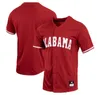 Alabama 10 Jim Jarvis 18 Drew Williamson 21 Andrew Pinckney 16 Colby Shelton 5 Ed Johnson 20 Tommy Seidl 3 Maglia da baseball Dominic Tamez 7 Caden Rose 9 Mac Guscette