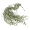 Decorative Flowers Simulated Hanging Vine Moss Landscaping Lichen Ornament Fairy Garden Plants Bonsai Garland