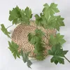 Decorative Flowers Beautiful Full Of Vitality Long Lasting Fake Golden Potted Leaf Branch Simulation Plant Household Stuff