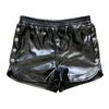 814 # Nouveau sexy été et automne stretch grande taille serré noir simili cuir shorts shorts décontractés pantalons en cuir pour les femmes i80f #