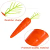 Decorative Flowers 25 Pcs Carrot Foam Carrots Craft Simulation Vegetables Decor Baby Tiny Easter Fake Decors Toys