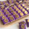 Party Supplies 30/50/100pcs Personalized Chocolate Bar Decoration Tags Wedding Table Decor Custom Name Baby Shower Birthday Gift