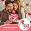 Presentförpackning pengar för kontanter diy romantiska valentiner minnesorganisation souvenirer containrar smycken pos