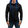 Sudadera con capucha para hombre Sudadera con capucha cálida Abrigo Tops Chaqueta Outwear Zip Up Jumper Suéter m0c4 #