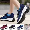 Chaussures décontractées femmes plate-forme femme baskets pour 2024 respirant maille Tenis dames chaussette Zapatillas Mujer