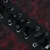 Готические сексуальные кружевные корсетные укороченные топы Майки Y2K Harajuku Aesthetic Black Red Cross Базовая майка Летняя женская уличная одежда в стиле гранж-эмо 240328