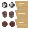 Storage Bottles 7 Pcs Moon Phase Wooden Stamp Handbook Decor Round Decorative Stamps Scrapbook Block