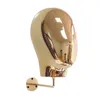 Płyty dekoracyjne metalowy styl stylu vintage stojak na manekin głowa manekina
