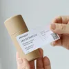 Garrafas de armazenamento engrossadas, caixa de papel kraft, embalagem de presente, cilindro redondo, embalagem de garrafa de óleo, tubo de papelão para perfume