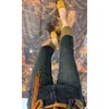 Damesjeans Vintage bedrukte jeans voor dames 2023 Lente en herfst Nieuwe Plus-size afslankende stretch damesbroek Y2k Damesbroek 24328