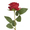 Dekorative Blumenkränze, simulierte Rose, einzelne Flanell-Heimdekoration, Valentinstagsblume, künstliche Tropfenlieferung, Gartenfest, Dhlef