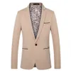 Blazers Voor Mannen 2024 Koreaanse Stijl Bruiloft Fi Jasje Effen Kleur Slim Fit Klassieke Jassen Busin Party Herenkleding 19S6 #