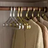 Cabides 5 pçs casaco para roupas guarda-roupa espaço-economia vestido de casamento pendurado cremalheiras de armazenamento sólido liga de alumínio cabide de metal