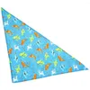Hundkläder triangulär halsduk husdjur triangel handduk födelsedag bandana för kläder polyesterdekor