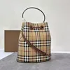 De Bucket Bag Designer Crossbodytassen voor dames spiegelkwaliteit Luxe Sling Schouderhandtassen Vrouwelijke lederen kleine draagtas met volledig pakket