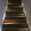 Lampa ścienna 3W IR Motion czujnik schodów Lekkie wewnętrzne wystrój zewnętrzny Wodoodporny narożny korytarz schodów w ogrodzie zagłębione światła