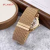 Highend AP Wrist Watch 77244or.gg.1272or.01 Millennium Series 18K Rose Gold Frost Gold Opal Stone Manual Mechanical Womens Watch