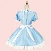 Japonais Sky Blue Anime Soft Sister Outfit Sweet Kawaii Lolita Costume Cosplay Restaurant Maid Dr Bunny Uniforme Femmes Costume a2iz #